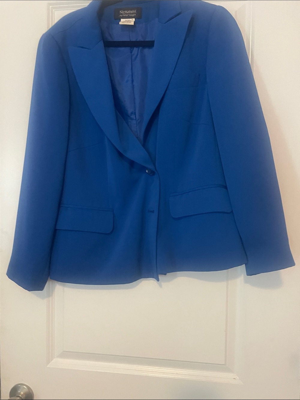 Signature Studio Cobalt Blue Tailored Blazer
